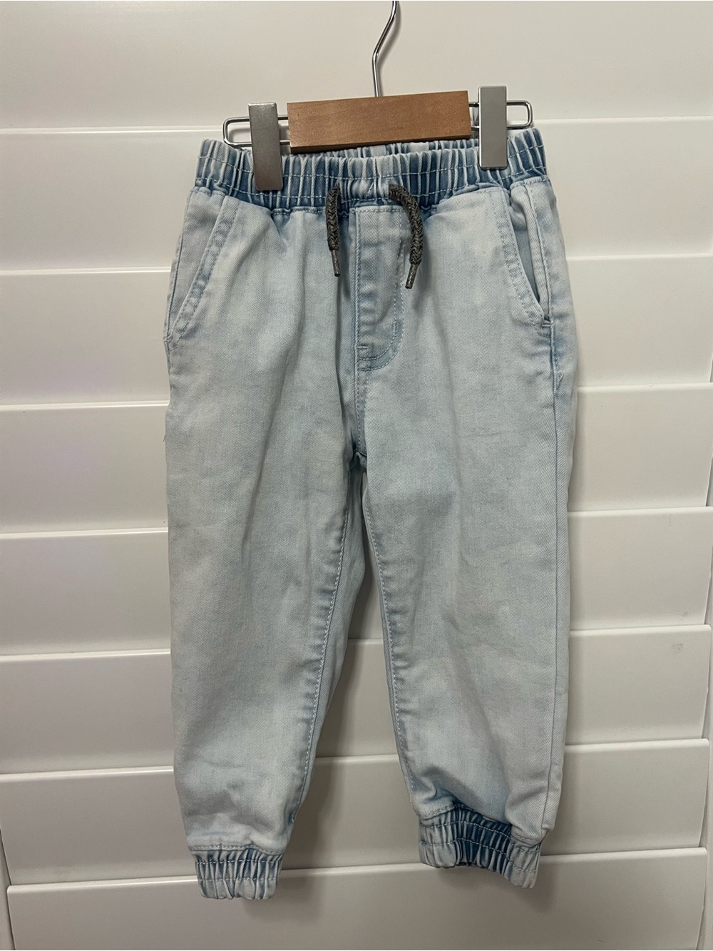Volcom Light Wash Baby Denim Joggers 18 Months